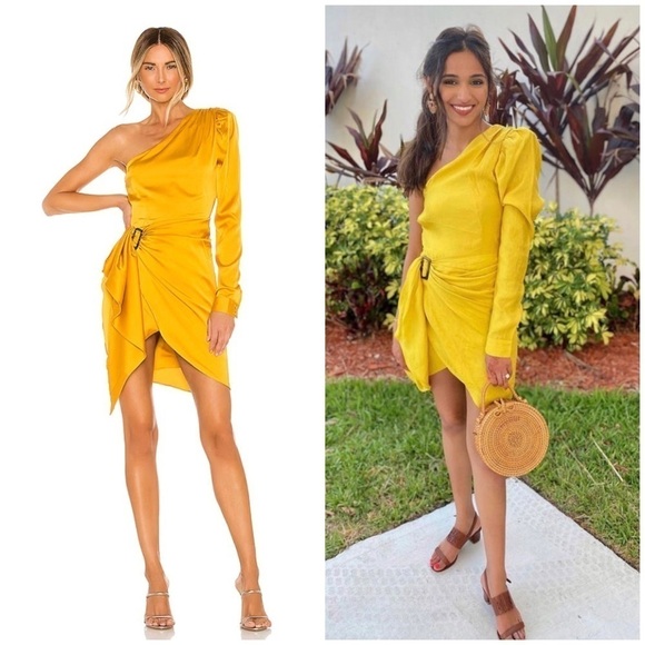 ❤️‍🔥3 FOR $50❤️‍🔥 Lovers and Friends Ana Dress in Yellow XS - Picture 1 of 12